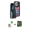 MARSİLYAN™- iPhone 16 Pro Max Kılıf İz Minimal Koleksiyonu - Şeffaf 360 Full Body Arka Koruyucu + Raze Metal Kamera Lens - NLGY