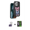 MARSİLYAN™- iPhone 16 Pro Max Kılıf İz Minimal Koleksiyonu - Şeffaf 360 Full Body Arka Koruyucu + Titanyum Gri Bilvis Titan Kamera Lens