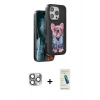 MARSİLYAN™- iPhone 16 Pro Max Kılıf İz Minimal Koleksiyonu - Şeffaf Pasifik Cam Ekran Koruyucu + Pers Alüminyum Kamera Lens - GI