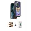 MARSİLYAN™- iPhone 16 Pro Max Kılıf İz Minimal Koleksiyonu - Şeffaf Pasifik Cam Ekran Koruyucu + Pers Alüminyum Kamera Lens - CLTM