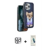 MARSİLYAN™- iPhone 16 Pro Max Kılıf İz Minimal Koleksiyonu - Şeffaf Pasifik Cam Ekran Koruyucu + Pers Alüminyum Kamera Lens - GI
