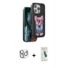 MARSİLYAN™- iPhone 16 Pro Max Kılıf İz Minimal Koleksiyonu - Şeffaf Pasifik Cam Ekran Koruyucu + Pers Alüminyum Kamera Lens - GS