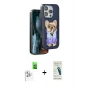 MARSİLYAN™- iPhone 16 Pro Max Kılıf İz Minimal Koleksiyonu - Şeffaf Pasifik Cam Ekran Koruyucu + Raze Metal Kamera Lens - BZ