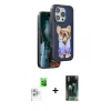 MARSİLYAN™- iPhone 16 Pro Max Kılıf İz Minimal Koleksiyonu - Siyah 360 Mat Full Body Arka Koruyucu + Raze Metal Kamera Lens - BZ