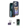 MARSİLYAN™- iPhone 16 Pro Max Kılıf İz Minimal Koleksiyonu - Siyah 360 Mat Full Body Arka Koruyucu + Bilvis Titan Kamera Lens - GS