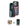 MARSİLYAN™- iPhone 16 Pro Max Kılıf İz Minimal Koleksiyonu - Siyah 360 Mat Full Body Arka Koruyucu + Pers Alüminyum Kamera Lens - CLTM