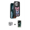 MARSİLYAN™- iPhone 16 Pro Max Kılıf İz Minimal Koleksiyonu - Siyah 360 Mat Full Body Arka Koruyucu + Pers Alüminyum Kamera Lens - GI