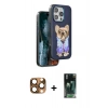 MARSİLYAN™- iPhone 16 Pro Max Kılıf İz Minimal Koleksiyonu - Siyah 360 Mat Full Body Arka Koruyucu + Pers Alüminyum Kamera Lens - CLTM