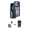 MARSİLYAN™- iPhone 16 Pro Max Kılıf İz Minimal Koleksiyonu - Siyah 360 Mat Full Body Arka Koruyucu + Raze Metal Kamera Lens - SH