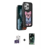 MARSİLYAN™- iPhone 16 Pro Max Kılıf İz Minimal Koleksiyonu - Siyah 360 Mat Full Body Arka Koruyucu + Bilvis Titan Kamera Lens - TMGI