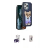 MARSİLYAN™- iPhone 16 Pro Max Kılıf İz Minimal Koleksiyonu - Siyah Bilvis 3D Cam Ekran Koruyucu + Bilvis Titan Kamera Lens - TMGI