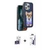 MARSİLYAN™- iPhone 16 Pro Max Kılıf İz Minimal Koleksiyonu - Siyah Bilvis 3X AR Hayalet Cam Ekran Koruyucu + Bilvis Titan Kamera Lens - TMGI