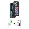 MARSİLYAN™- iPhone 16 Pro Max Kılıf İz Minimal Koleksiyonu - Siyah Bilvis 3X AR Hayalet Cam Ekran Koruyucu + Raze Metal Kamera Lens - BZ