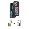 MARSİLYAN™- iPhone 16 Pro Max Kılıf İz Minimal Koleksiyonu - Siyah Bilvis 3X AR Hayalet Cam Ekran Koruyucu + Raze Metal Kamera Lens - CLTM