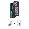 MARSİLYAN™- iPhone 16 Pro Max Kılıf İz Minimal Koleksiyonu - Siyah Bilvis 3X AR HD Cam Ekran Koruyucu + Bilvis Titan Kamera Lens - TMGI