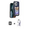 MARSİLYAN™- iPhone 16 Pro Max Kılıf İz Minimal Koleksiyonu - Siyah Bilvis 3X AR HD Cam Ekran Koruyucu + PVD Metal Kamera Lens - SH