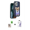 MARSİLYAN™- iPhone 16 Pro Max Kılıf İz Minimal Koleksiyonu - Siyah Bilvis 3X AR HD Cam Ekran Koruyucu + Raze Metal Kamera Lens - NLGY