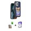 MARSİLYAN™- iPhone 16 Pro Max Kılıf İz Minimal Koleksiyonu - Siyah Bilvis 5in1 3D Magic Cam Ekran Koruyucu + Raze Metal Kamera Lens - CLTM