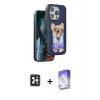 MARSİLYAN™- iPhone 16 Pro Max Kılıf İz Minimal Koleksiyonu - Siyah Bilvis 5in1 3D Magic Cam Ekran Koruyucu + PVD Metal Kamera Lens - SH