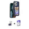 MARSİLYAN™- iPhone 16 Pro Max Kılıf İz Minimal Koleksiyonu - Siyah Bilvis 5in1 3D Magic Cam Ekran Koruyucu + Bilvis Titan Kamera Lens - TMGI