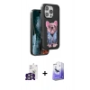 MARSİLYAN™- iPhone 16 Pro Max Kılıf İz Minimal Koleksiyonu - Siyah Bilvis 5in1 5D Magic Hayalet Cam Ekran Koruyucu + Bilvis Titan Kamera Lens - GS