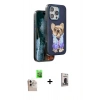 MARSİLYAN™- iPhone 16 Pro Max Kılıf İz Minimal Koleksiyonu - Siyah Bilvis Hayalet Cam Ekran Koruyucu + Raze Metal Kamera Lens - NLGY