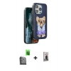 MARSİLYAN™- iPhone 16 Pro Max Kılıf İz Minimal Koleksiyonu - Siyah Bilvis Hayalet Cam Ekran Koruyucu + Raze Metal Kamera Lens - SH