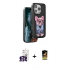 MARSİLYAN™- iPhone 16 Pro Max Kılıf İz Minimal Koleksiyonu - Siyah Buffer Cam Ekran Koruyucu + Bilvis Titan Kamera Lens - GS