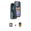 MARSİLYAN™- iPhone 16 Pro Max Kılıf İz Minimal Koleksiyonu - Siyah Buffer Cam Ekran Koruyucu + PVD Metal Kamera Lens - GD