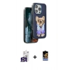 MARSİLYAN™- iPhone 16 Pro Max Kılıf İz Minimal Koleksiyonu - Siyah Buffer Hayalet Cam Ekran Koruyucu + Bilvis Titan Kamera Lens - TMGI