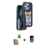 MARSİLYAN™- iPhone 16 Pro Max Kılıf İz Minimal Koleksiyonu - Siyah Buffer Hayalet Cam Ekran Koruyucu + Raze Metal Kamera Lens - CLTM