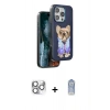 MARSİLYAN™- iPhone 16 Pro Max Kılıf İz Minimal Koleksiyonu - Siyah Joko Magic 5D Cam + Pers Alüminyum Kamera Lens - GS