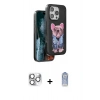 MARSİLYAN™- iPhone 16 Pro Max Kılıf İz Minimal Koleksiyonu - Siyah Joko Magic 5D Cam + Pers Alüminyum Kamera Lens - GS