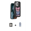 MARSİLYAN™- iPhone 16 Pro Max Kılıf İz Minimal Koleksiyonu - Siyah Joko Magic 5D Cam + PVD Metal Kamera Lens - GD