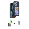 MARSİLYAN™- iPhone 16 Pro Max Kılıf İz Minimal Koleksiyonu - Siyah Joko Magic 5D Cam + Siyah Raze Metal Kamera Lens