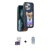 MARSİLYAN™- iPhone 16 Pro Max Kılıf İz Minimal Koleksiyonu - Siyah Joko Magic 5D Cam + Titanyum Gri Bilvis Titan Kamera Lens