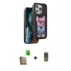 MARSİLYAN™- iPhone 16 Pro Max Kılıf İz Minimal Koleksiyonu - Siyah Joko Magic 5D Hayalet Cam + Raze Metal Kamera Lens - CLTM