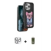 MARSİLYAN™- iPhone 16 Pro Max Kılıf İz Minimal Koleksiyonu - Siyah Joko Magic 5D Hayalet Cam + Pers Alüminyum Kamera Lens - GS