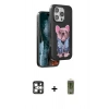 MARSİLYAN™- iPhone 16 Pro Max Kılıf İz Minimal Koleksiyonu - Siyah Joko Magic 5D Hayalet Cam + PVD Metal Kamera Lens - GS