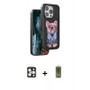 MARSİLYAN™- iPhone 16 Pro Max Kılıf İz Minimal Koleksiyonu - Siyah Joko Magic 5D Hayalet Cam + PVD Metal Kamera Lens - GD