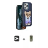 MARSİLYAN™- iPhone 16 Pro Max Kılıf İz Minimal Koleksiyonu - Siyah Joko Magic 5D Hayalet Cam + PVD Metal Kamera Lens - SH