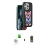 MARSİLYAN™- iPhone 16 Pro Max Kılıf İz Minimal Koleksiyonu - Siyah Joko Magic 5D Hayalet Cam + Raze Metal Kamera Lens - BZ