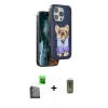 MARSİLYAN™- iPhone 16 Pro Max Kılıf İz Minimal Koleksiyonu - Siyah Joko Magic 5D Hayalet Cam + Raze Metal Kamera Lens - SH