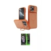 MARSİLYAN™- iPhone 16 Pro Max Kılıf İz Modern Prime - Şeffaf 360 Full Body Arka Koruyucu