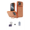 MARSİLYAN™- iPhone 16 Pro Max Kılıf İz Modern Prime - Siyah Joko Magic 5D Cam + Bilvis Titan Kamera Lens - TMGI