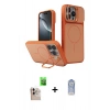 MARSİLYAN™- iPhone 16 Pro Max Kılıf İz Modern Prime - Siyah Joko Magic 5D Cam + Raze Metal Kamera Lens - NLGY