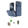 MARSİLYAN™- iPhone 16 Pro Max Kılıf İz Modern Prime - Siyah Joko Magic 5D Hayalet Cam + Raze Metal Kamera Lens - CLTM