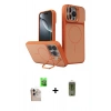 MARSİLYAN™- iPhone 16 Pro Max Kılıf İz Modern Prime - Siyah Joko Magic 5D Hayalet Cam + Raze Metal Kamera Lens - NLGY