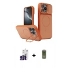 MARSİLYAN™- iPhone 16 Pro Max Kılıf İz Modern Prime - Siyah Joko Magic 5D Hayalet Cam + Titanyum Gri Bilvis Titan Kamera Lens