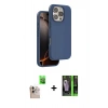 MARSİLYAN™- iPhone 16 Pro Max Kılıf Kıvılcım Çizgi Serisi - Şeffaf 360 Full Body Arka Koruyucu + Raze Metal Kamera Lens - NLGY